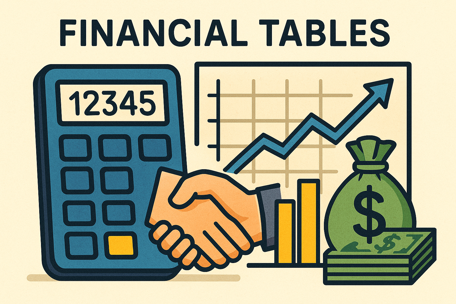 Financial Tables illustration